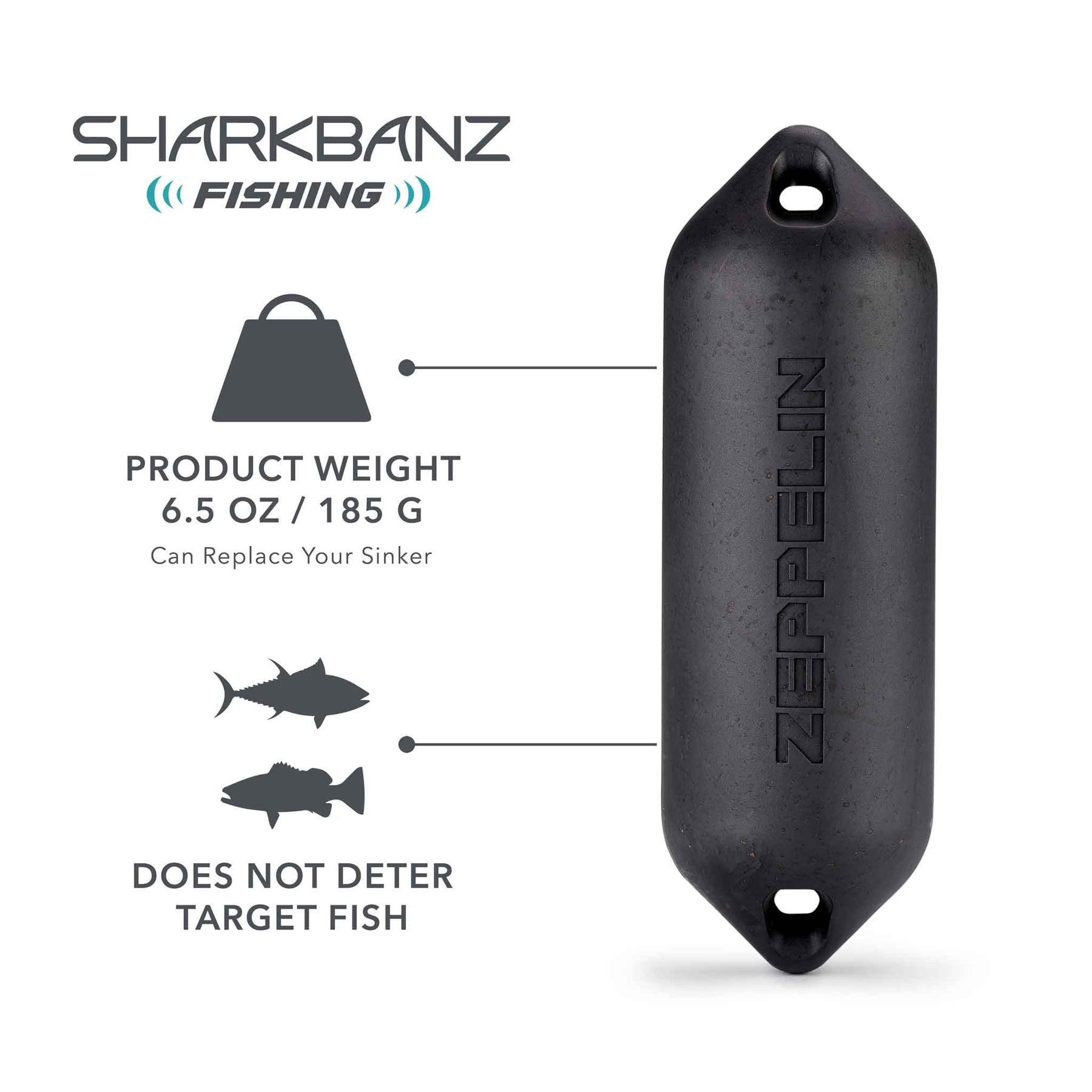 Sharkbanz Fishing - Zeppelin - Shark Deterrent Tackle