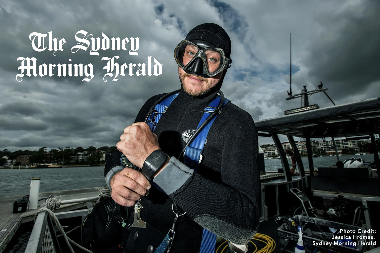 Via Sydney Morning Herald - Australians Rally Behind Sharkbanz Deterrent Technology