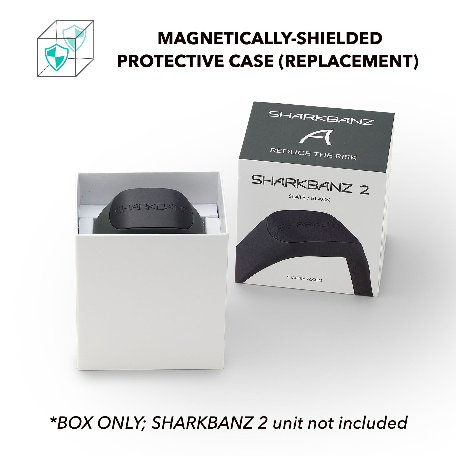 Sharkbanz Replacement Protective Case, magnetische aufbewahrungstasche 